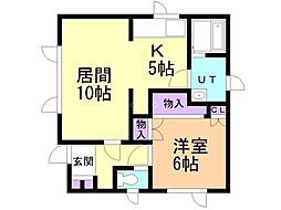 白糠西一条北1−1−34テラスハウス 1F