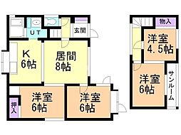 釧路市春採2丁目の一戸建て