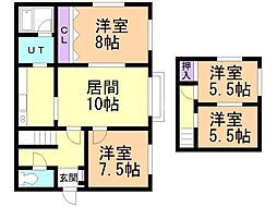 川上郡弟子屈町鈴蘭4丁目の一戸建て