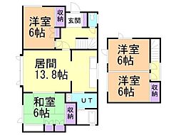 釧路市貝塚2丁目の一戸建て