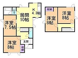 釧路市春採2丁目の一戸建て