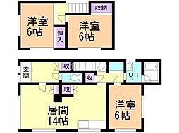 釧路市富士見3丁目の一戸建て