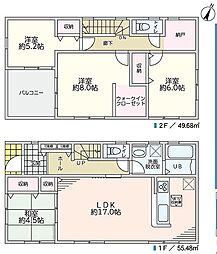 八潮市鶴ケ曽根　中古戸建