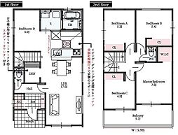 松戸市牧の原1期 1号棟