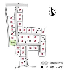 売土地 西尾市徳永町西側　全34区画　No.33