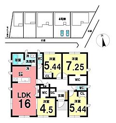 新築戸建 西尾市平口町神明東　全5棟　4号棟