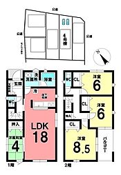 新築戸建 西尾市下矢田町岐路　第2　全5棟　4号棟