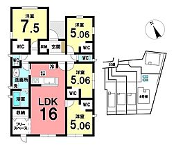 新築戸建 西尾市一色町松木島中切　第65　全5棟　4号棟