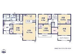 新築戸建 西尾市巨海町南浜田　第77　全4棟　1号棟