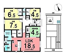 新築戸建 西尾市一色町松木島宮東　第7　全5棟　5号棟