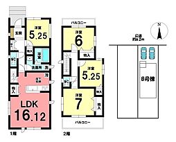 新築戸建 西尾市戸ケ崎五丁目　全2棟　B号棟