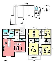 新築戸建 西尾市米津町八百目　01期　全6棟　6号棟