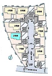 川越市古谷上　全8棟2号棟