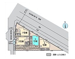 川越市木野目　全4棟3号棟