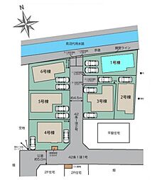 上尾市瓦葺2期　全6棟1号棟