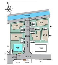 上尾市瓦葺2期　全6棟4号棟