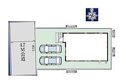 北本市下石戸下3期　全1棟