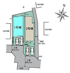 上尾市弁財　全2棟1号棟