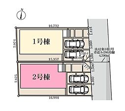 さいたま市桜区下大久保　全2棟2号棟