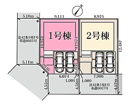 北本市西高尾　全2棟1号棟