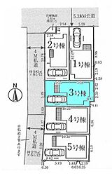 さいたま市北区櫛引町　全5棟3号棟