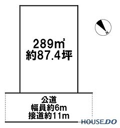 守谷市高野の売り土地