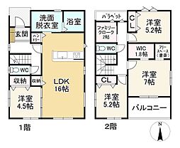 福岡市西区拾六町４丁目の一戸建て