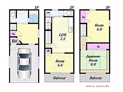 八幡屋3丁目貸家
