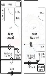 大阪市港区市岡元町２丁目の一戸建て