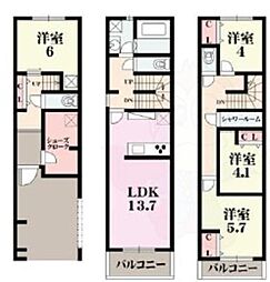 三軒家西2丁目貸戸建