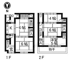 京都市右京区西院上今田町の一戸建て