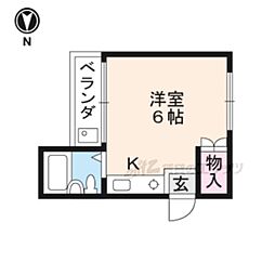 プチシャンポール西院 201
