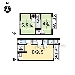 京都市山科区北花山市田町の一戸建て