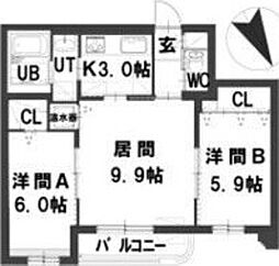 グランメール平和通6B