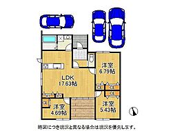 姫路市網干区垣内本町　新築一戸建て　1号棟