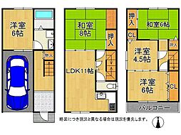 門真市江端町　中古一戸建て