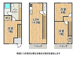 東大阪市森河内東1丁目　中古一戸建て
