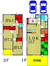 クレイドルガーデン野田市山崎第27　4号棟