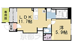 京都市山科区椥辻新築アパート 103