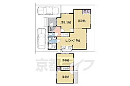 伊勢田町名木2丁目貸家 -