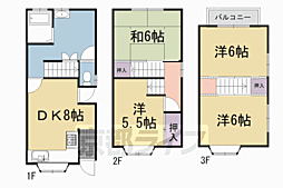 太秦皆正寺町貸家1−28 A