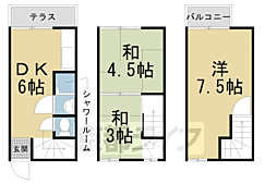 壬生高樋町貸家 北側