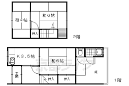 嵯峨釈迦堂藤ノ木町貸家4−3 -