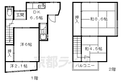 嵯峨折戸町貸家 A