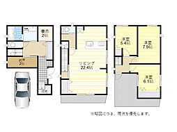 上新田1丁目貸家
