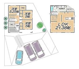 土地約100坪　お好きな工務店で建てて頂けます