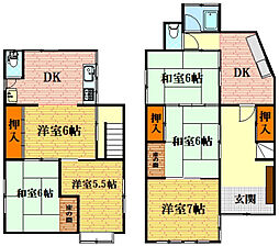 呉市吉浦新出町の一戸建て