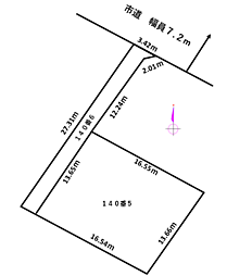 函館市上野町の土地