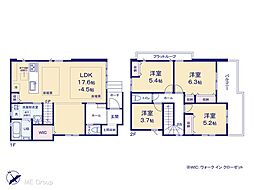 市川市北方町4丁目　5期　新築一戸建て　全8棟 1号棟