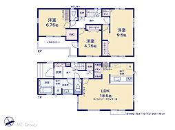 千葉市稲毛区園生町　3期　新築一戸建て　全2棟 2号棟